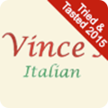 Vince's Pizza Logo
