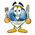 Continental Pizza Logo