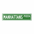 Manhattans Pizza Logo